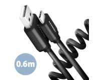 Axagon Kabel BUCM-AM10TB TWISTER USB-C - USB-A 0.6 m - 1485425 - zdjęcie 1